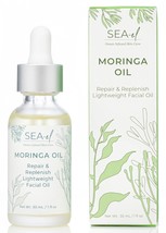 Moringa Seed Facial Oil Drops Super Moisturizing Antioxidant-Rich Glow with Sea  - £22.37 GBP
