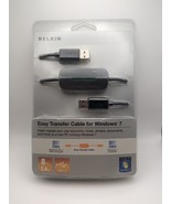 Belkin Easy Transfer Cable for Windows 7 USB 2.0 8ft 2.4m PC Adapter - £7.56 GBP