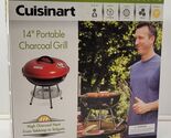*L) Cuisinart CCG190RB 14 inch Portable Charcoal Grill - Red - $24.74