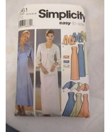 Simplicity Pattern #5561 MISSES&#39; Evening Dress Bolero Purse  Sz PP 12-18... - $5.00