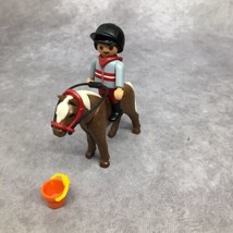 Playmobil Boy Child, Pony & Bucket - $6.85