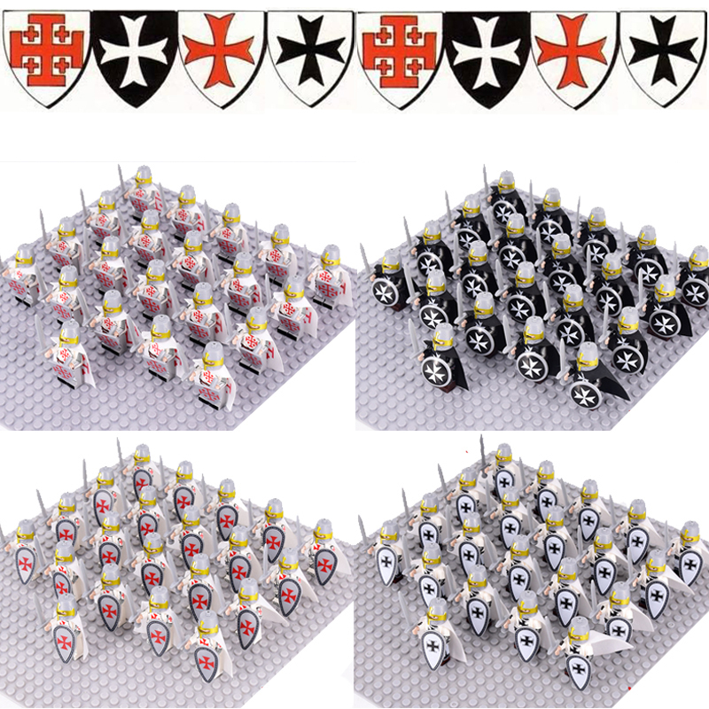 Teutonic Knights Hospitaller Knight Templar the Holy Sepulchre 21pcs Minifigures