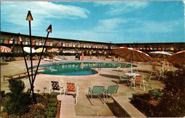 Vtg Postcard Western Hills Motor Inn, Swimming Pool, Shreveport Bossier City,LA - £4.65 GBP