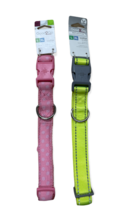 Good2Go Dog&#39;s Collar L/XL 16-26 in. Yellow and Pink Set - £15.81 GBP