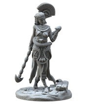 1/24 75mm 3D Print model Kit Beautiful Girl Egyptian Queen and Snake Unpainted - £21.21 GBP