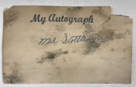 Mel Stottlemyre (d. 2019) Signed Autographed 3x5 Index Card - Baseball - $277.32 MXN