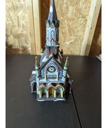 Grandeur Noel Victorian Village Cathedral Church Christmas 2000  Worship... - $69.00