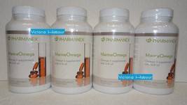 Four pack: Nu Skin Nuskin Pharmanex Marine Omega MarineOmega 120 Softgels x4 - £178.30 GBP