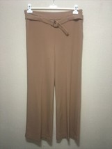 Calvin Klein Luggage Straight Legs Pant Trouser Belt Waist Women Size 12... - £70.03 GBP