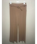 Calvin Klein Luggage Straight Legs Pant Trouser Belt Waist Women Size 12... - £70.93 GBP