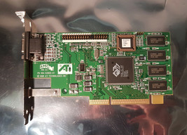 ATI RAGE IIC AGP 109-52800-01 AGP 8MB SDRAM Video Graphics Card - £11.35 GBP