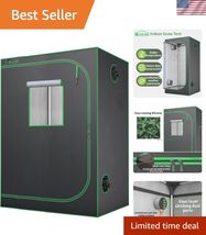 Indoor Grow Tent 48"X24"X60" 600D Mylar Hydroponic Grow Tent for Indoor ... - $125.67