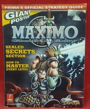 Maximo Ghosts To Glory Prima Official Strategy Guide Capcom with Poster - $7.99
