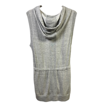 Athleta Womens Lotus Vest Gray Heathered Full Zip Hooded Stretch Slouch ... - £22.40 GBP