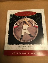 1995 Hallmark Lou Gehrig Baseball Heroes Keepsake Ornament  - £22.05 GBP