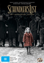 Schindler&#39;s List DVD | 25th Anniversary | Region 4 &amp; 2 - £10.96 GBP