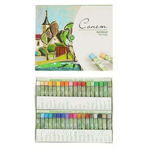 Set Of 36 Oil Pastels Quality Pigment Assorted Colour Artists Drawing Sk... - $36.99