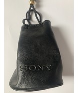 SONY retro accessory case compact camera case logo fake leather - $31.72 CAD