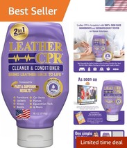 Gentle 18oz Cream Leather Cleaner &amp; Conditioner – Perfect for All Leathe... - $40.50