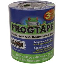1.88&quot; x 60 yds Shurtape 104957 Blue FrogTape Pro Grade Painter&#39;s Tape, 3... - $40.04