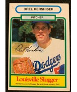 Vintage 1980&#39;s Louisville Slugger Orel Hershiser Bat Glove Tag Card - Cl... - £14.62 GBP