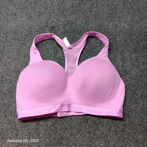 Under Armour Sports Bra Women 36D Pink Wireless Heat Gear Compression Ra... - $16.67