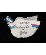 Vtg Pretty Petals Rainbow of Colors by Giro Craft Sales Display Sample S... - $35.02 CAD