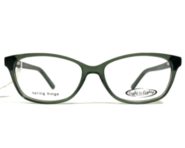 Eight to Eighty Eyeglasses Frames JOY Green Clear Cat Eye Full Rim 52-16-140 - £36.37 GBP