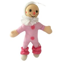 Kurt Adler Pink Elf Ornament Clown Posable Christmas Bendable Soft Body ... - $19.79