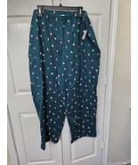 Club Room Men&#39;s Fleece Pajama Pants Holiday Ornaments Green XXLarge (2XL... - €9,30 EUR