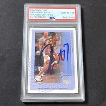 2001-02 Upper Deck #NBA17 Rashard Lewis Signed Card AUTO 10 PSA/DNA Slabbed Soni - £62.64 GBP