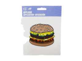 C&amp;D Visionary Fabric Iron-On Applique - New - Cheeseburger - £5.12 GBP