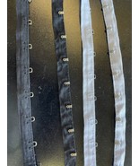 1/ 10  yards Black  or white cotton Hook and Eye Loop  Tape trim 1/2&quot; - $65.28 MXN+
