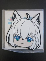 Hololive Shirakami Fubuki Rubber Coaster OFFICIAL IMPORTED - £14.17 GBP