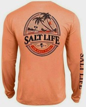 Salt Life Island Hammock SLX Mens Performance Pocket L/S T-Shirt - XL &amp; Lg - NWT - £21.13 GBP