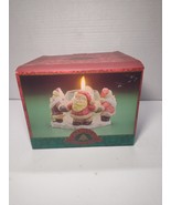 Vintage Christmas Fantasy Ltd 4 Santa Candle Holder Holiday Centerpiece ... - $619.51 MXN