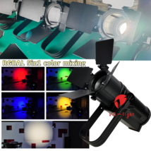 100W LED Fresnel Spot Light Zoom LED Profile RGBWA 5IN1 Studio Stage Lights - $459.00