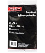 9&#39; x 12&#39; ft x .7 mil Clear Plastic PAINTER DROP CLOTH Protective Paint s... - $28.77 CAD