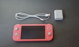 Nintendo Switch Lite - Pink Handheld Console 32GB HDH-001 with Charging cable - $175.99