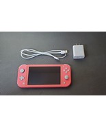 Nintendo Switch Lite - Pink Handheld Console 32GB HDH-001 with Charging ... - £138.39 GBP