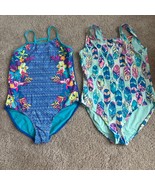 Girls Size 14-16 One Piece Swimsuits Wonder Nation Lot of 2 - $474.98 MXN