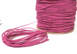 1.5mm width - 5 yds-20yd Azalea Red Elastic Thread Round Elastic Cord Co... - £4.72 GBP+