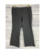 J. Jill Crop Pants Women 10p Pull On Mid Rise 30x22.5 Gray Cotton Rayon ... - $15.84