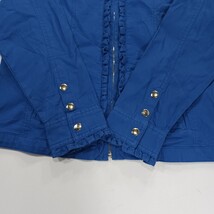 Draper's & Damon's Petite RN#105378 Womens Blue Full Zip Jacket Size PS Chest 38 image 15
