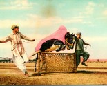 Vtg Postcard 1910s Lahore Pakistan National Horse &amp; Cattle Show Jumping ... - £11.63 GBP