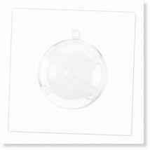 Acrylic Bath Bomb Mold Set - Clear Plastic Shells for Molding Balls (60mm, 12 Pa - £19.10 GBP