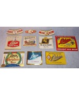 Lithia Beer Bottle Labels Lot Unused Christmas Beer West Bend Wisconsin - £23.42 GBP