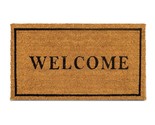 Coco Coir Door Mat With Heavy Duty Backing, Welcome Doormat, 17.5&quot; X 30&quot;... - $38.99