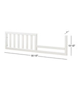 Sorelle 137-W Toddler Guard Rail in White-RARE-BRAND NEW-SHIPS SAME BUS DAY - $338.05 CAD