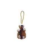 Beaded Sloth Hanging Animal Figurine Ornament Czech Glass Seed Bead Dang... - €17,16 EUR